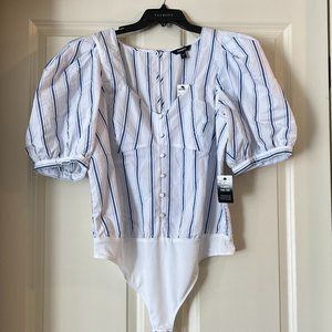 Express Puffed Sleeve Bodysuit